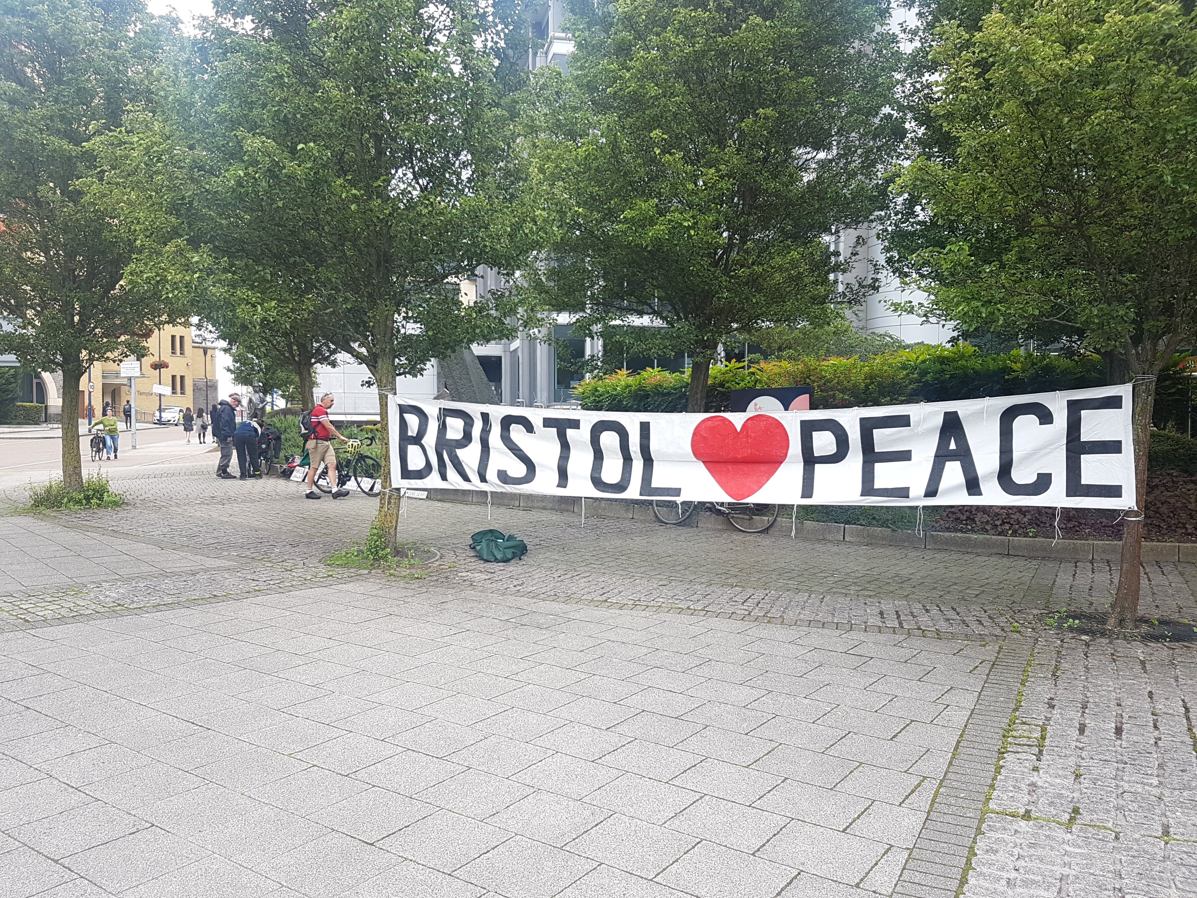 Banner reads "Bristol Peace"